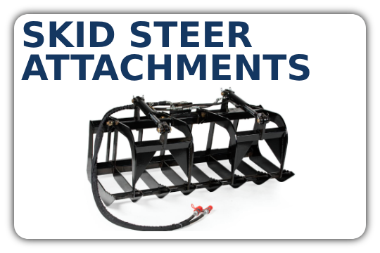skid steer attachments for rent